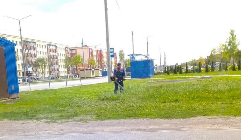  нарушения требований охраны труда при выполнении работ по косьбе травы