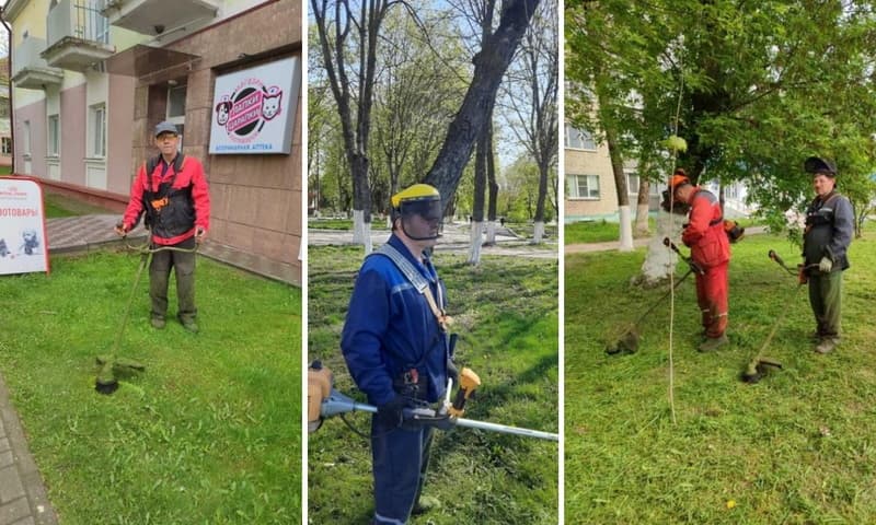  нарушения требований охраны труда при выполнении работ по косьбе травы